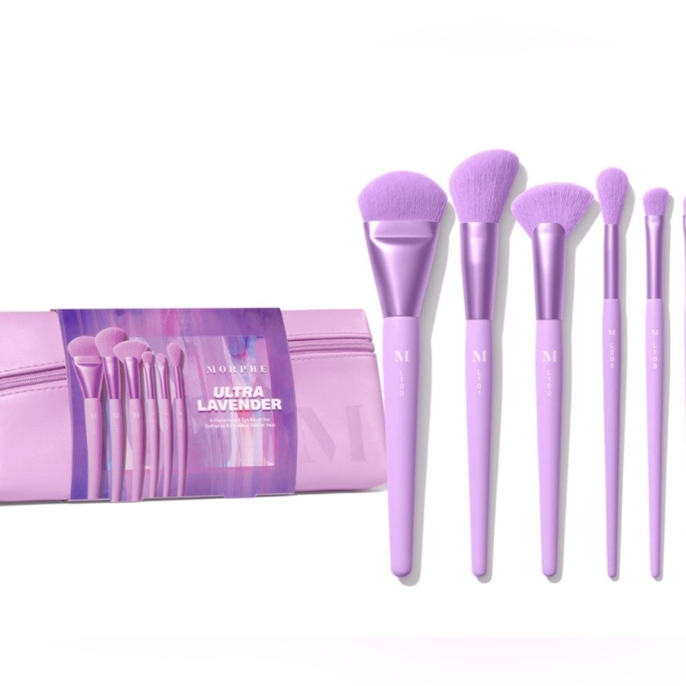 Brand new Morphe Ultra Lavender Brush Set